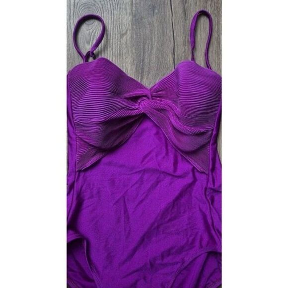 Gideon Oberson Sweetheart One-piece Bathingsuit Swimsuit Women's Size 14 - Picture 2 of 4